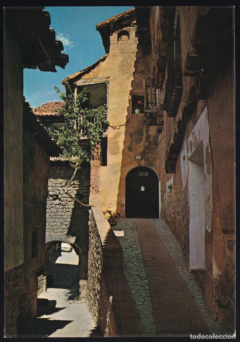 Cartes Postales: Albarrac&iacute;n. *Rinc&oacute;n t&iacute;pico y Portal de Molina* Sicilia n&ordm; 9. Escrita.