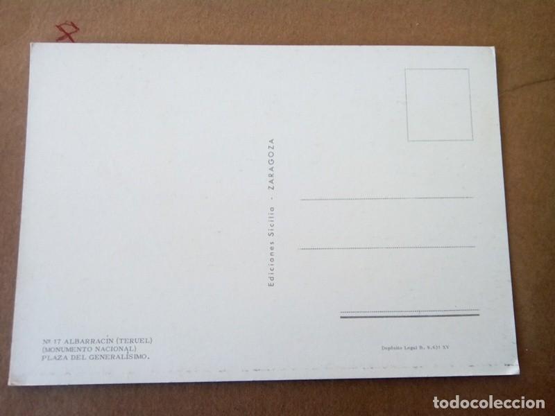 Postales: ALBARRACIN , POSTAL ANTIGUA ANIMADA - Foto 3