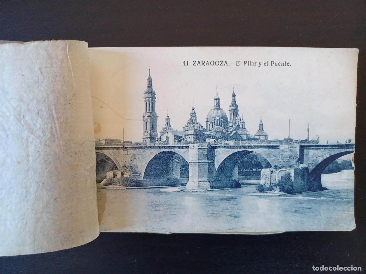 Postales: Bloc postal recuerdo de Zaragoza. - Foto 4