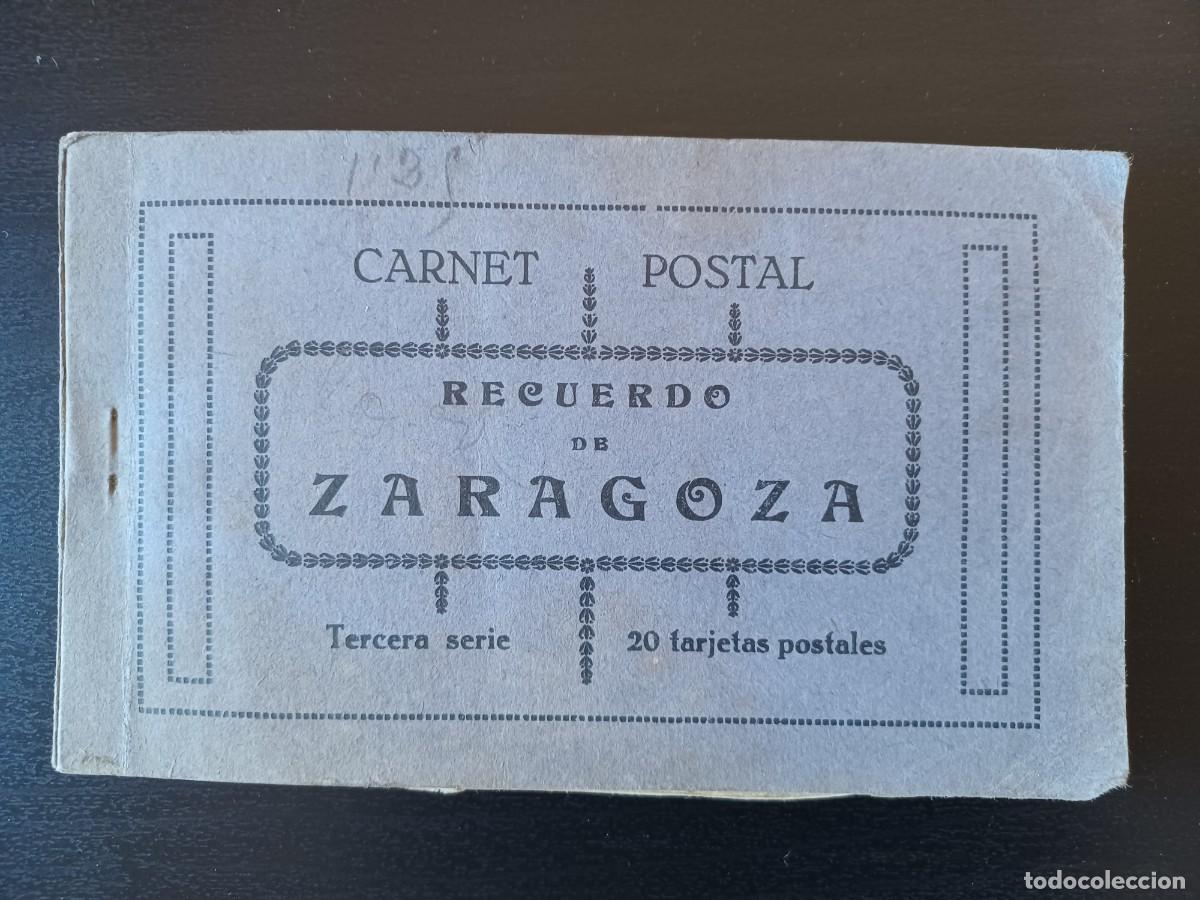 Postales: Bloc postal recuerdo de Zaragoza. - Foto 1