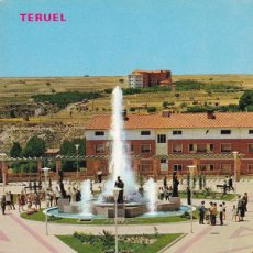 Postales: TERUEL, FUENTE LUMINOSA. ED. PARIS Nº 698. AÑO 1969