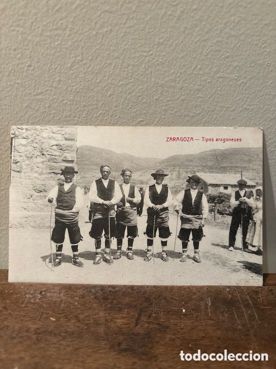 Postales: Postal Zaragoza, tipos aragoneses - Foto 1