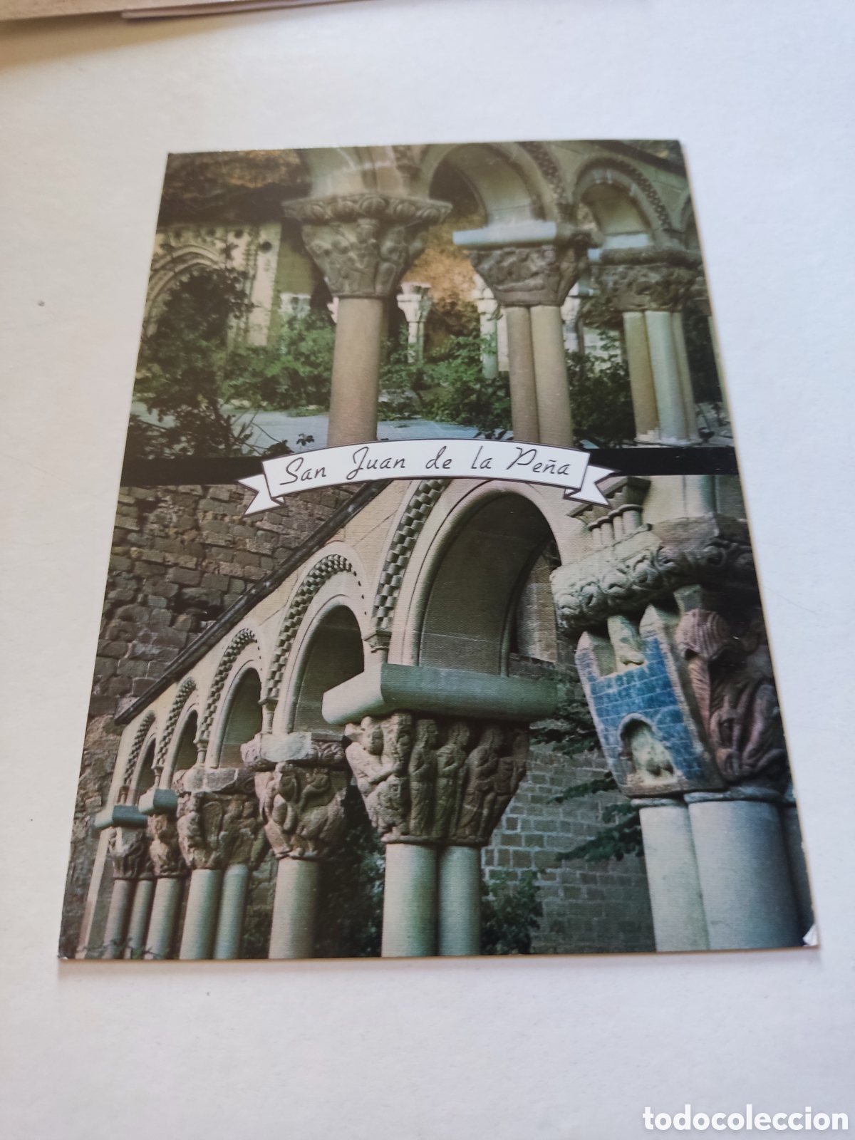 Postkarten: Postal San Juan de la Pe&ntilde;a claustro