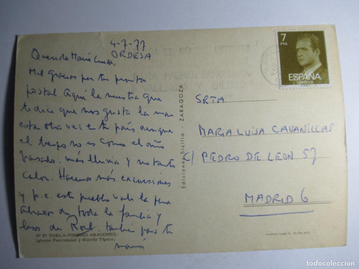 Postales: Torla - Iglesia parroquial y rinc&oacute;n t&iacute;pico - Foto 2