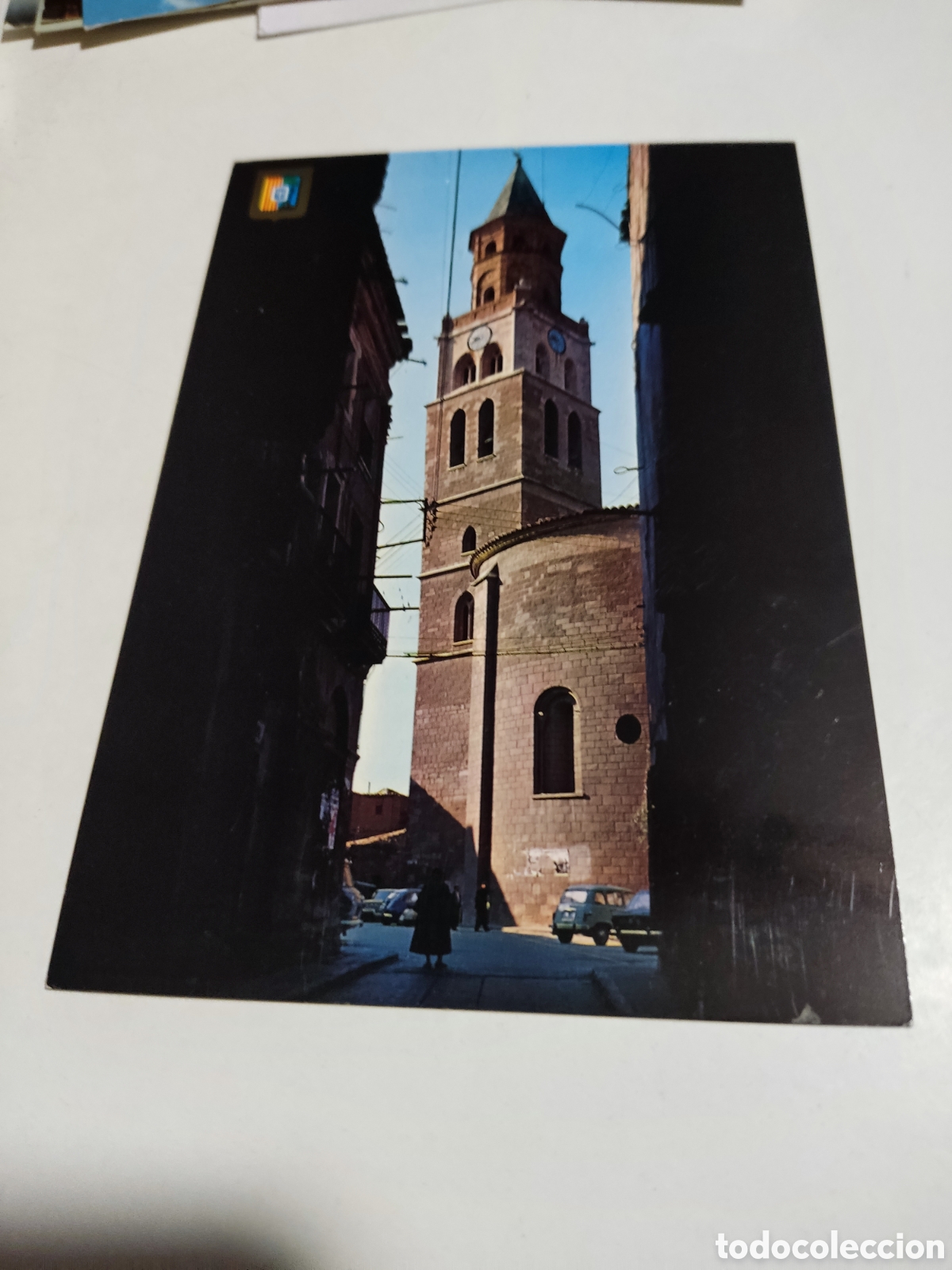 Postales: Postal Fraga torre iglesia - Foto 1