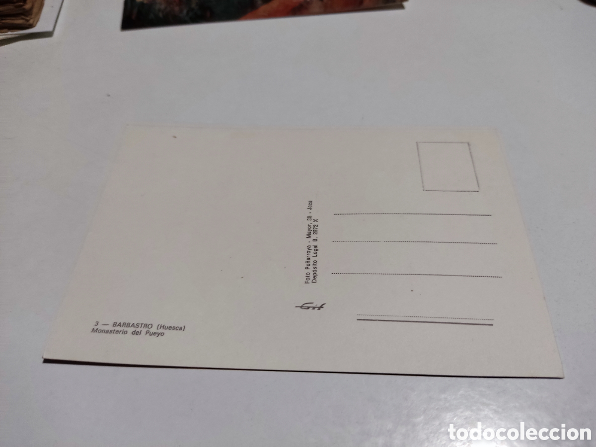 Postales: Postal Barbastro, monasterio del pueyo - Foto 2