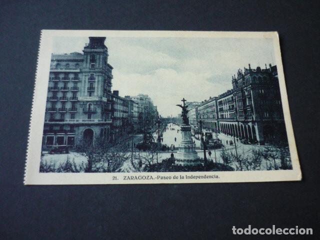 Postales: ZARAGOZA PASEO DE LA INDEPENDENCIA - Foto 1