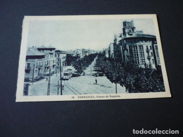 Postales: ZARAGOZA PASEO DE SAGASTA - Foto 1