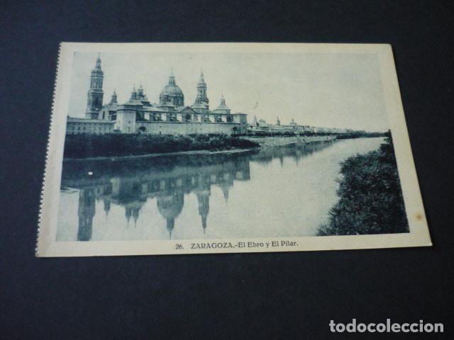 Postales: ZARAGOZA EL EBRO Y EL PILAR - Foto 1