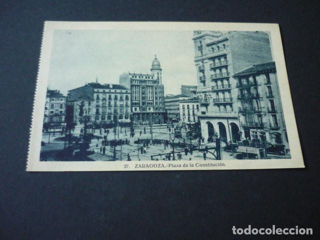Postales: ZARAGOZA PLAZA DE LA CONSTITUCION - Foto 1