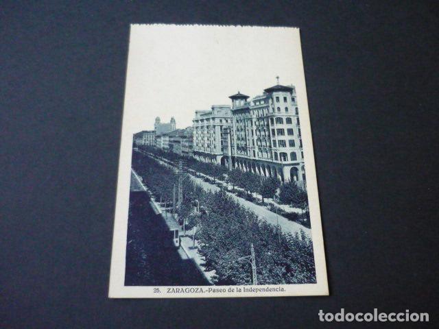 Postales: ZARAGOZA PASEO DE LA INDEPENCIA - Foto 1