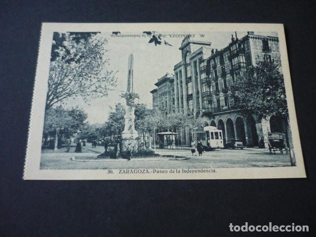 Postales: ZARAGOZA PASEO DE LA INDEPENCIA - Foto 1