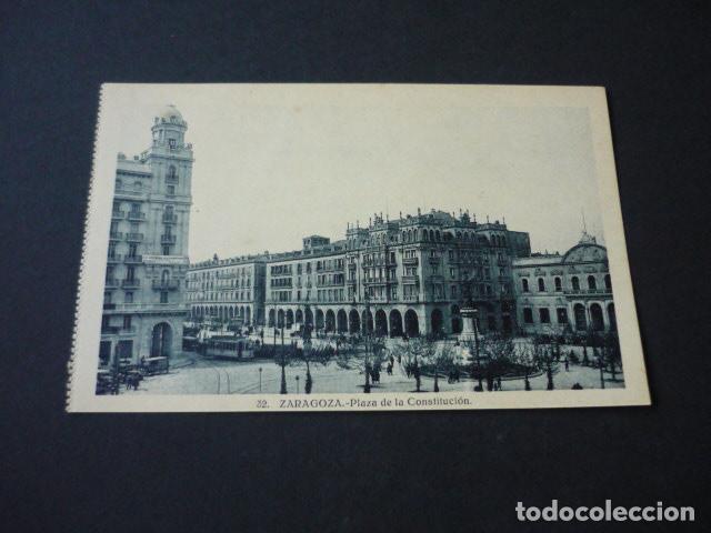 Postales: ZARAGOZA PLAZA DE LA CONSTITUCION - Foto 1