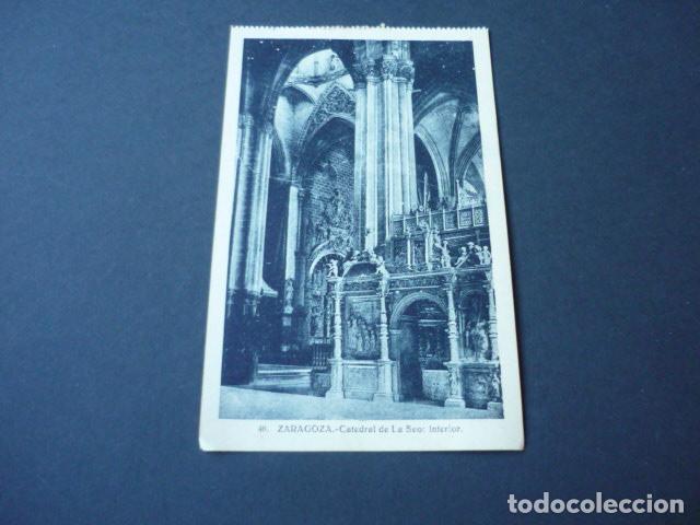 Postales: ZARAGOZA LA SEO INTERIOR - Foto 1