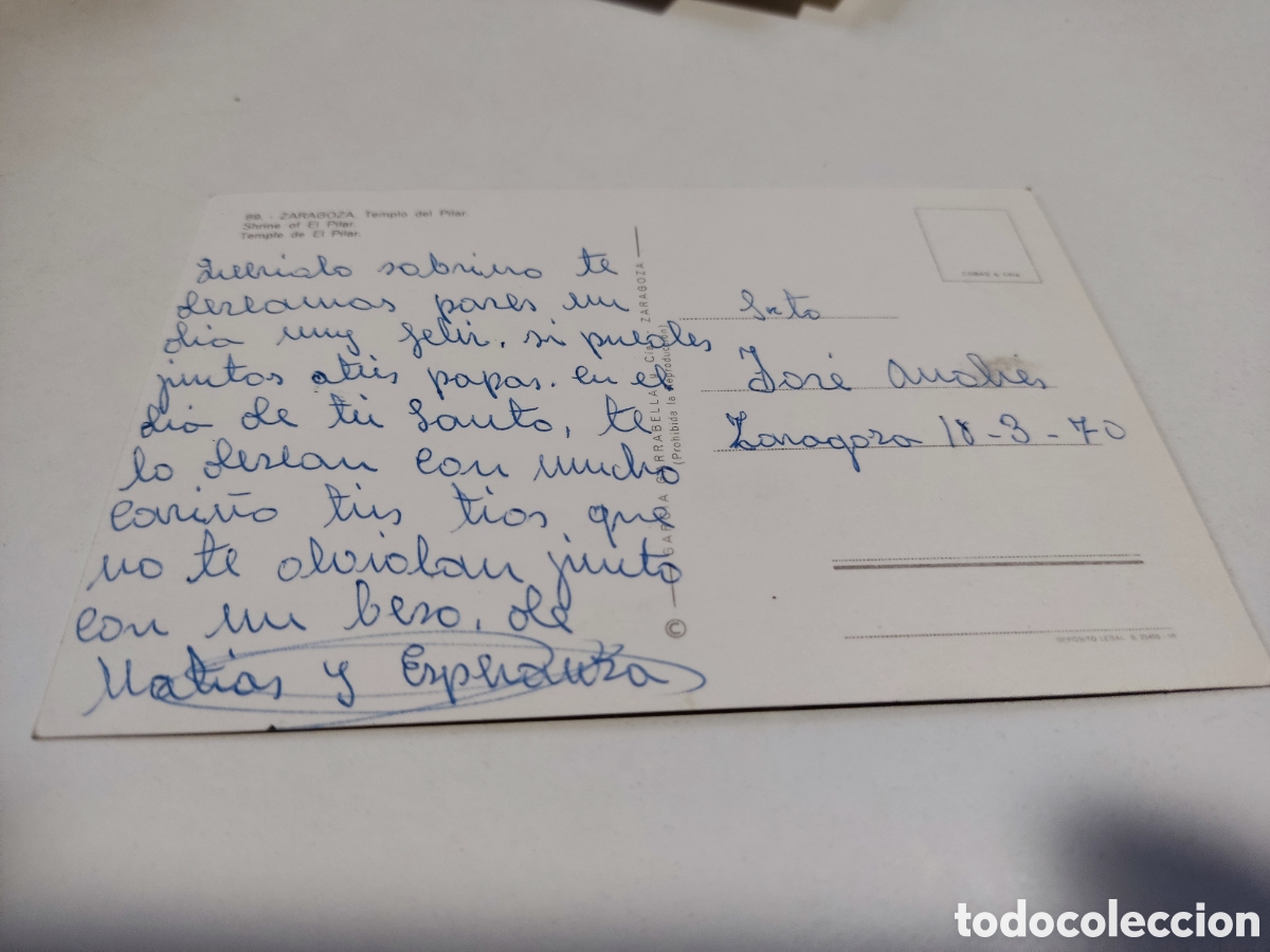 Postales: Postal Zaragoza - Foto 2