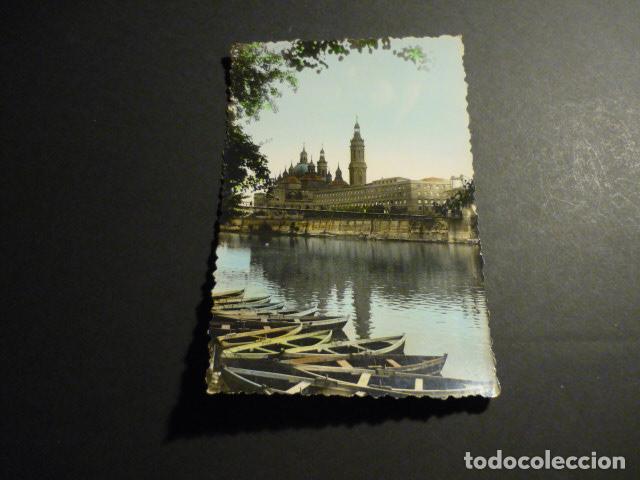 Postales: ZARAGOZA BASILICA DEL PILAR Y RIO EBRO - Foto 1