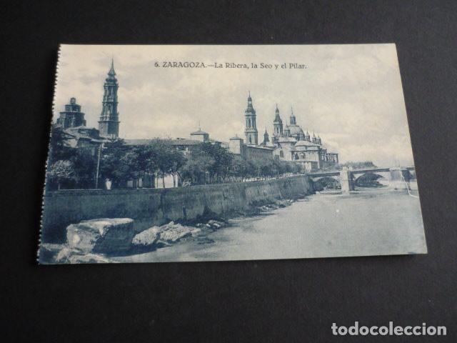 Postales: ZARAGOZA LA RIBERA LA SEO Y EL PILAR - Foto 1