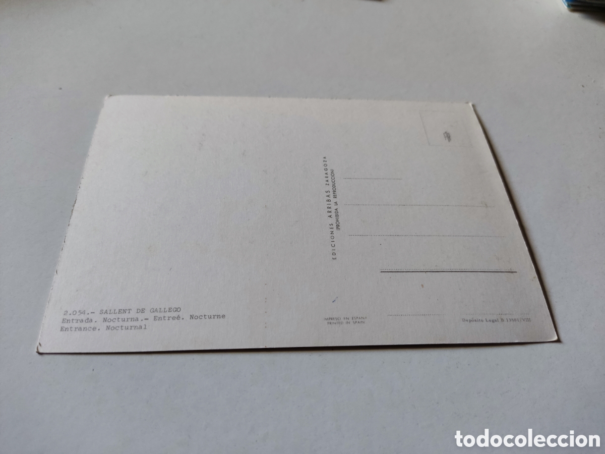 Postales: Postal Sallent de Gallego - Foto 2