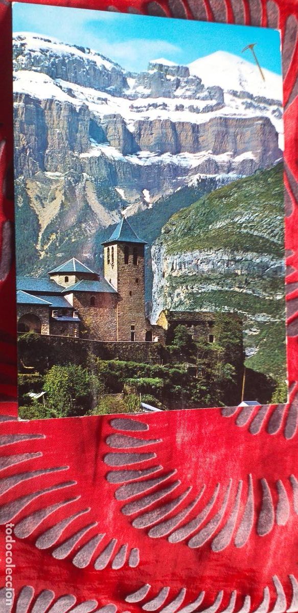 Postkarten: HUESCA-RV-150X105mm.-NO ESCRITA-N&ordm;70-TORLA-VALLE DE ORDESA-IGLESIA PARROQUIAL-MONDARRUEGO