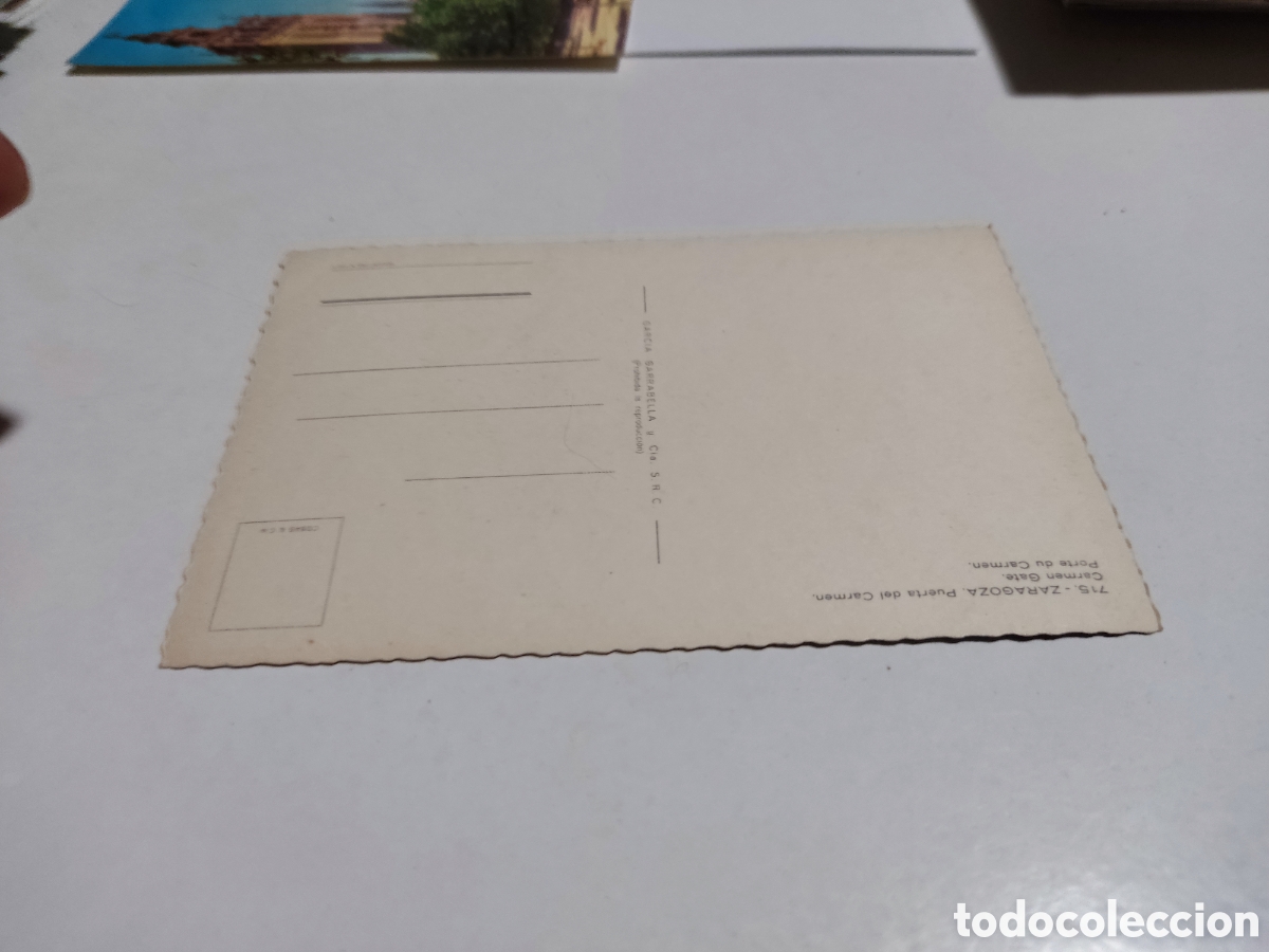 Postales: Postal Zaragoza puerta del Carmen - Foto 2
