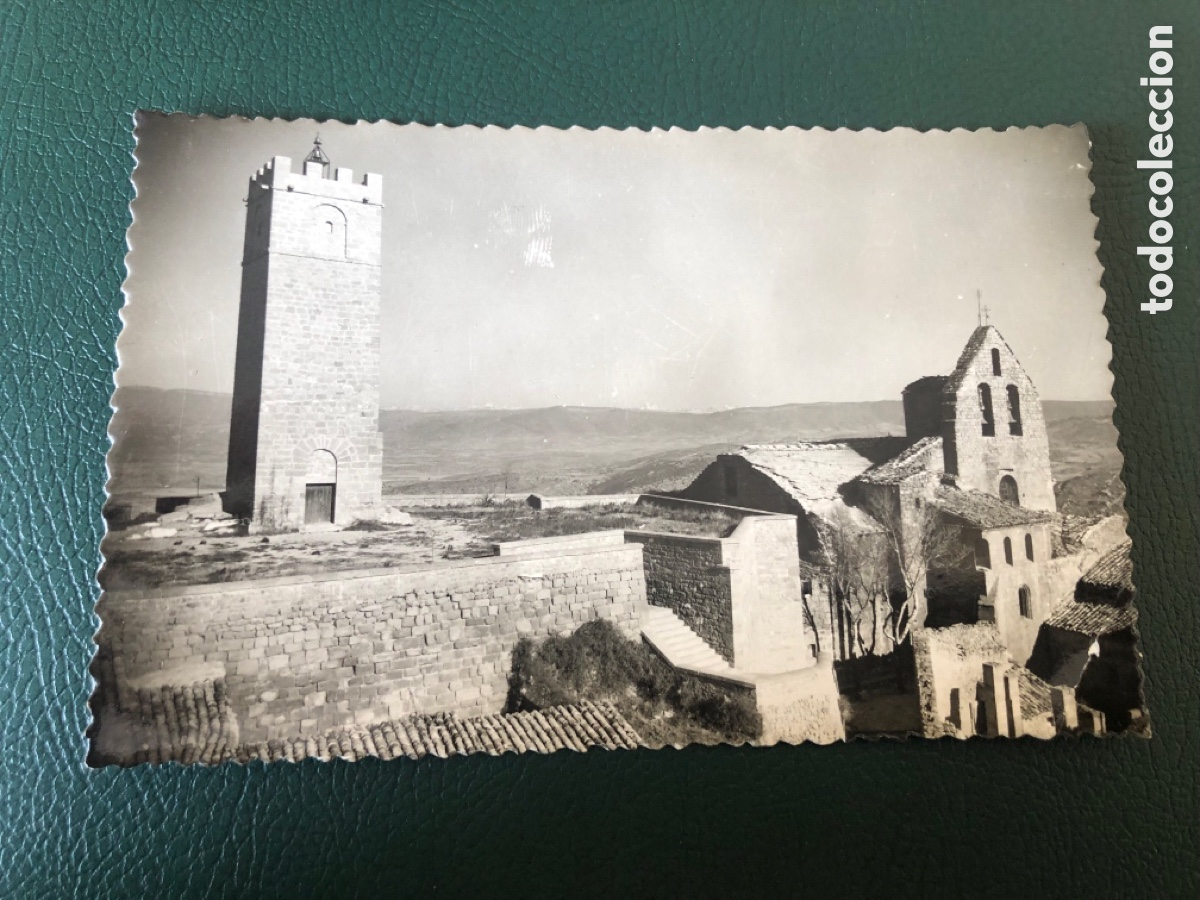 Postkarten: Postal 7. Sos del Rey Cat&oacute;lico. Castillo y parroquia. Publicidad Palomeque. ASM