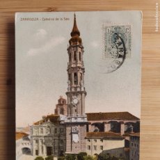 Postales: ZARAGOZA - CATEDRAL DE LA SEO - POSTAL ANTIGUA -(108.229)