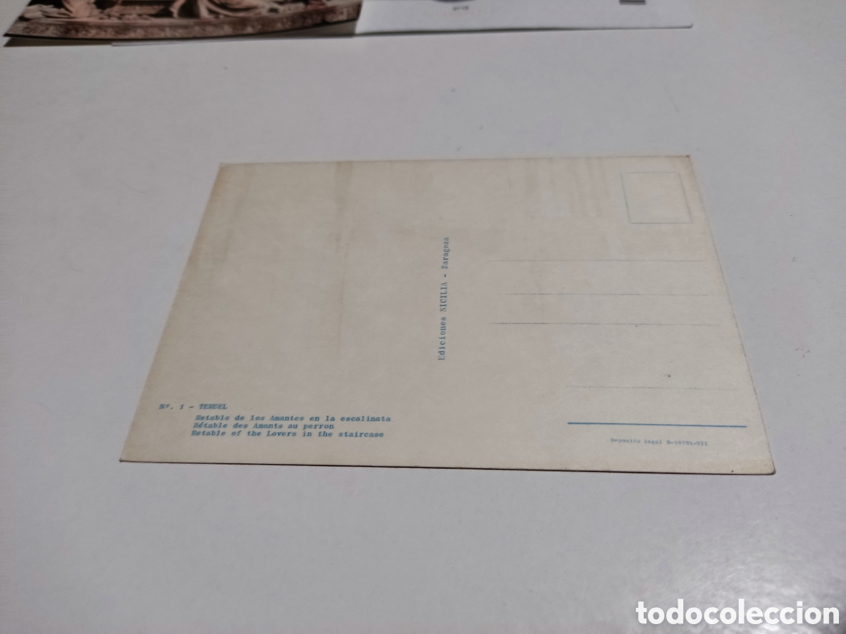 Postales: Postal retablo de los amantes de Teruel - Foto 2