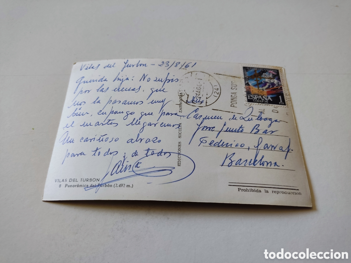 Postales: Postal Vilas del Turbon - Foto 2
