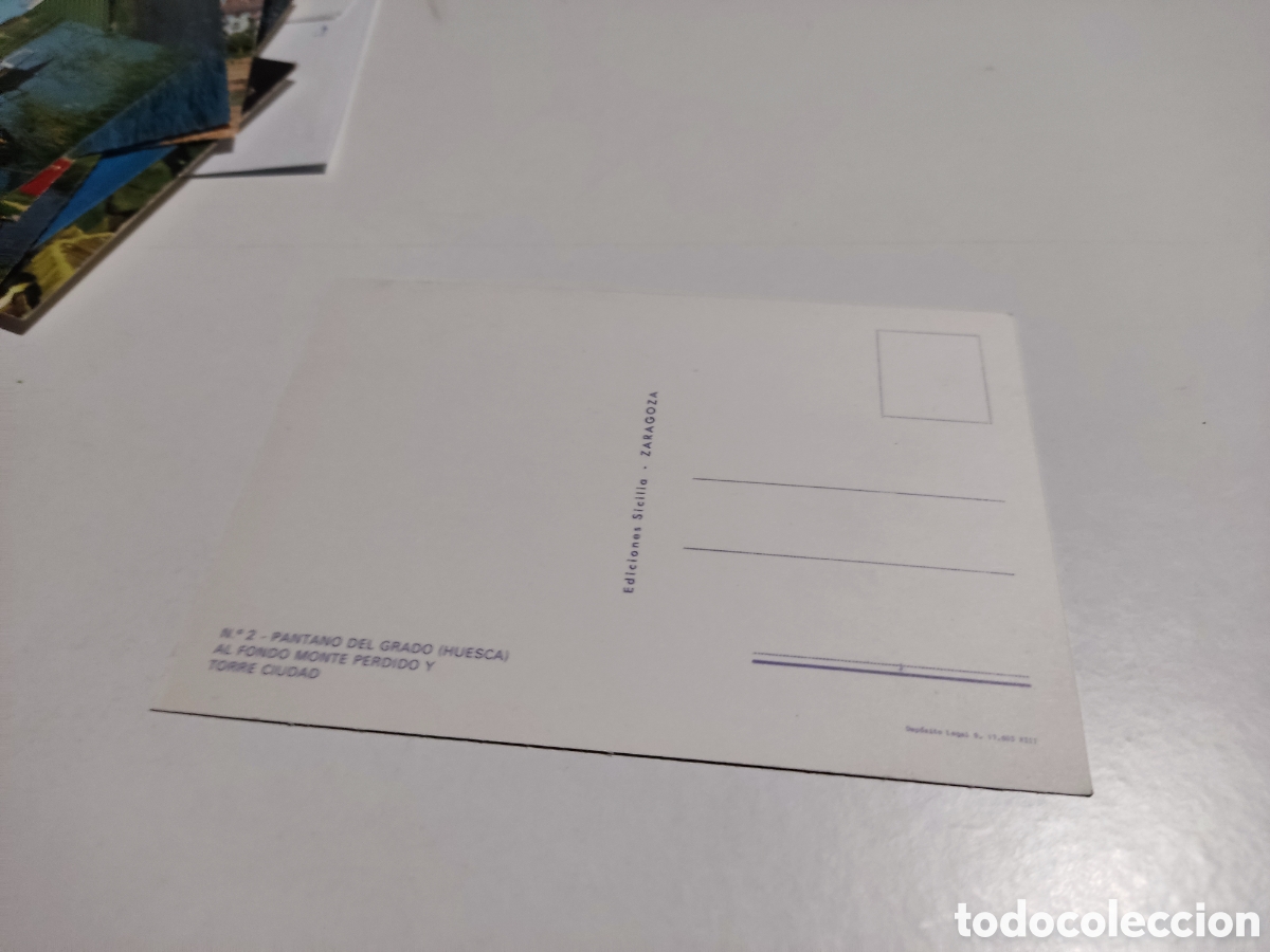 Postales: Postal pantano del grado, Huesca - Foto 2