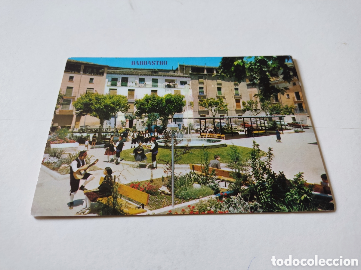 Postales: Postal Barbastro plaza de Arag&oacute;n - Foto 1