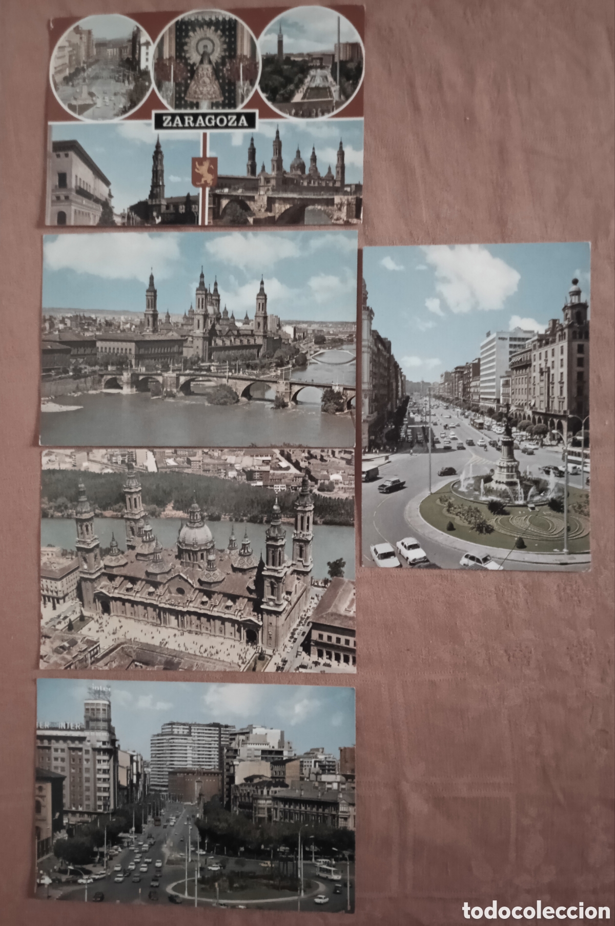 Postales: ZARAGOZA - CINCO POSTALES - SIN ESCRIBIR - Foto 1