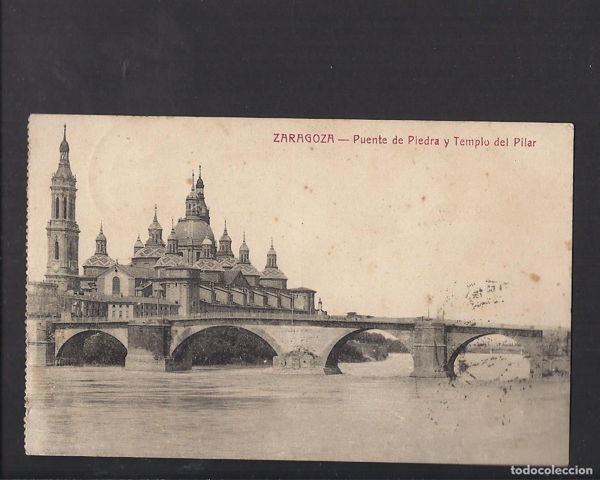 Postales: Antigua postal de Zaragoza. 1914. - Foto 1