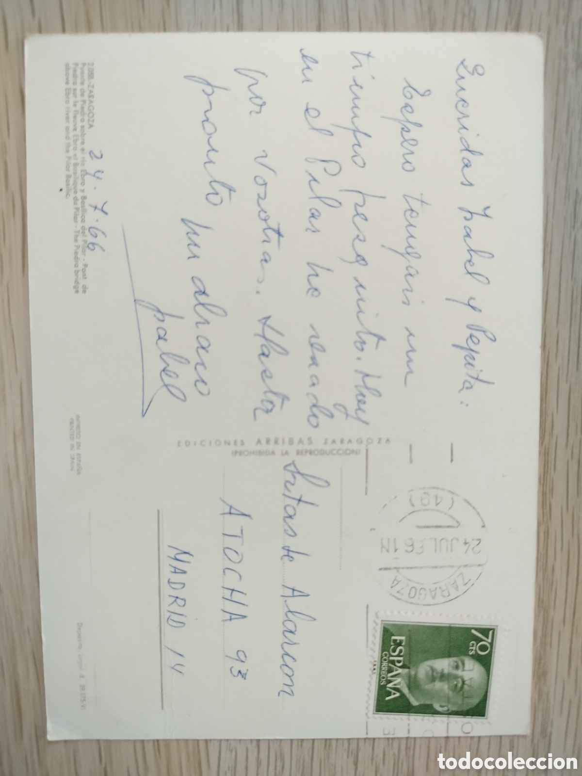 Postales: POSTAL ZARAGOZA - Foto 2
