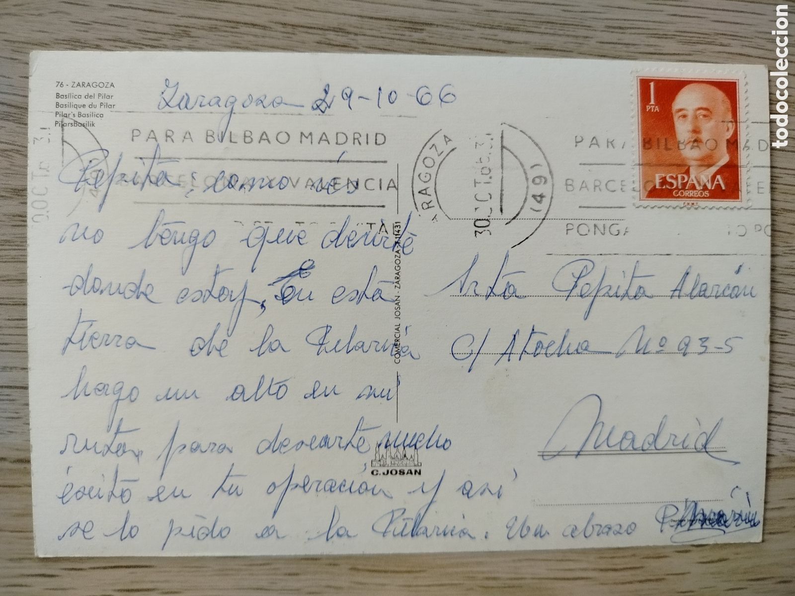 Postales: POSTAL ZARAGOZA - Foto 2