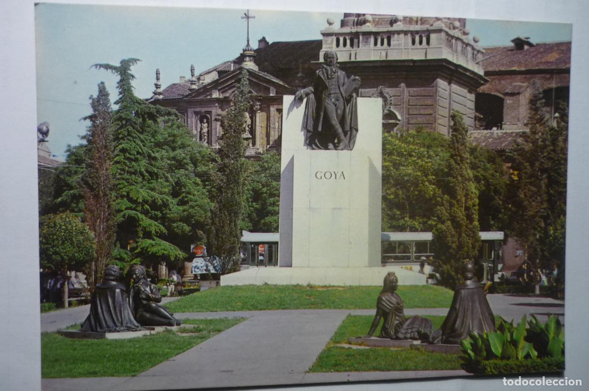 Postales: postal zaragoza monumento a goya - Foto 1