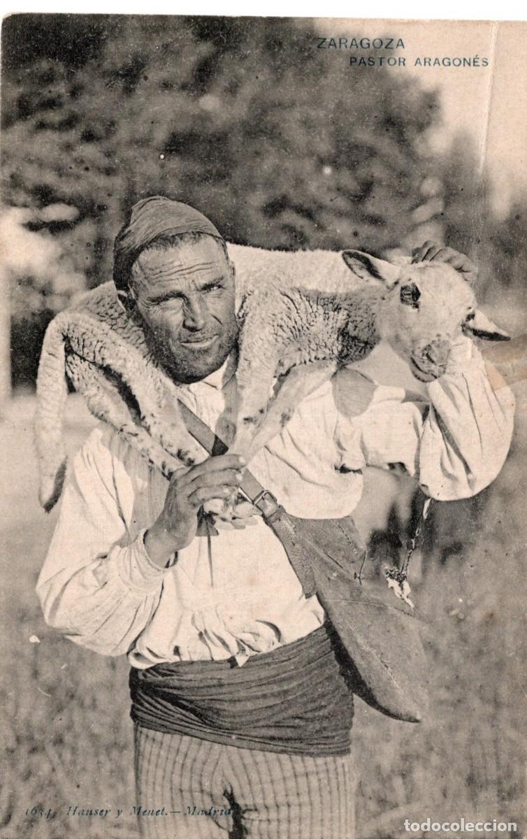 Postales: ZARAGOZA. PASTOR ARAGON&Eacute;S - Foto 1