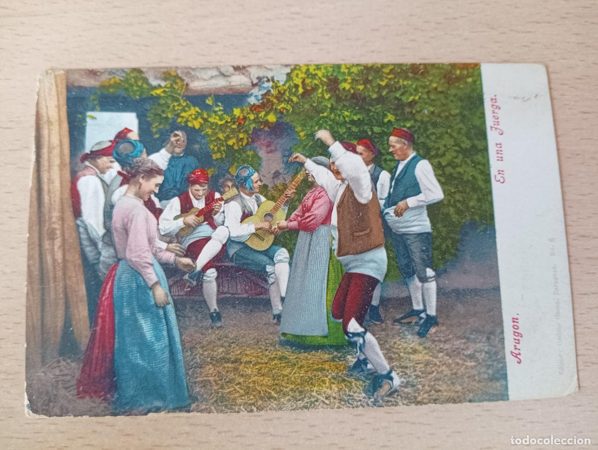 Postales: Aragon. En una Juerga. - Foto 1
