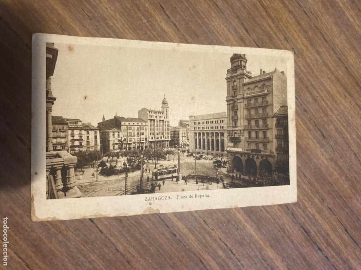 Postales: Zaragoza. Plaza de Espa&ntilde;a - Foto 1