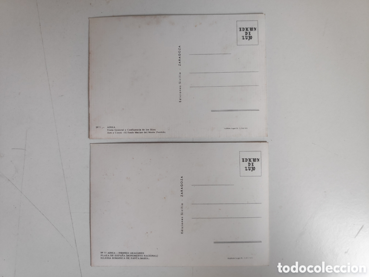 Postales: 2 Postales Ainsa. A&ntilde;os 80 - Foto 2