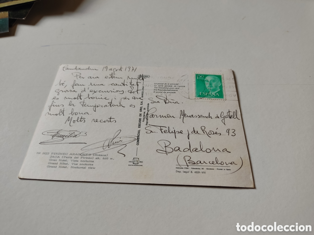 Postales: Postal Jaca, Gran Hotel - Foto 2