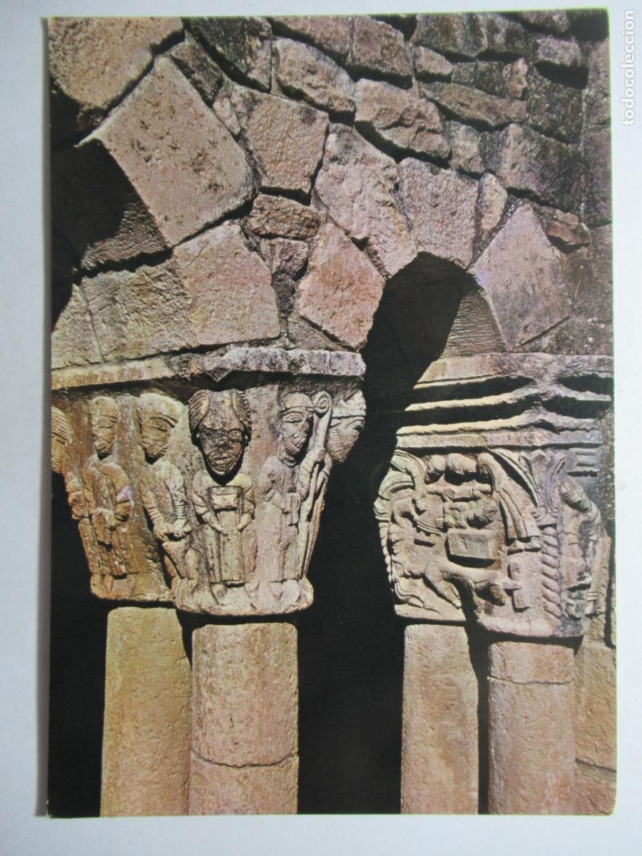 Postales: Alquezar (Huesca) - Capiteles Rom&aacute;nicos. Claustro - Foto 1