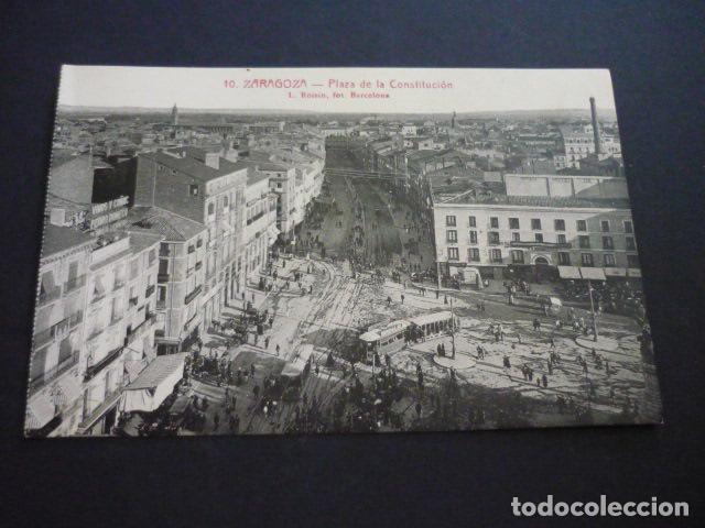 Postales: ZARAGOZA PLAZA DE LA CONSTITUCION - Foto 1