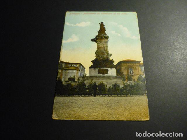 Postales: ZARAGOZA MONUMENTO DEL CENTENARIO DE LOS SITIOS - Foto 1