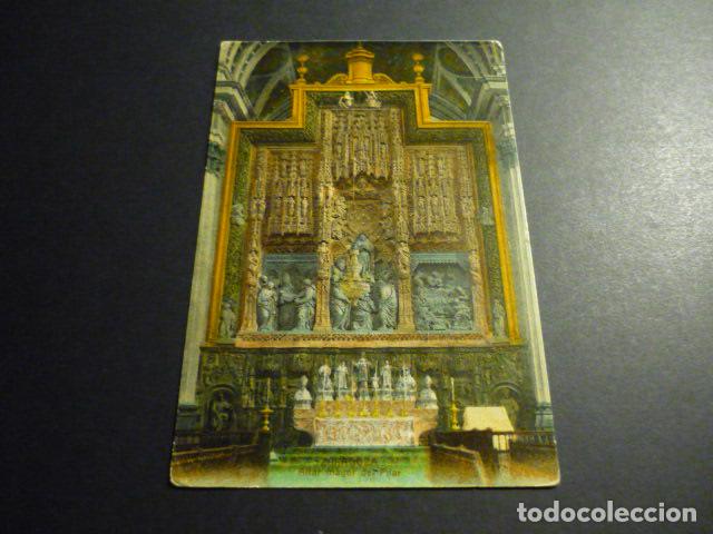 Postales: ZARAGOZA ALTAR MAYOR DEL PILAR - Foto 1