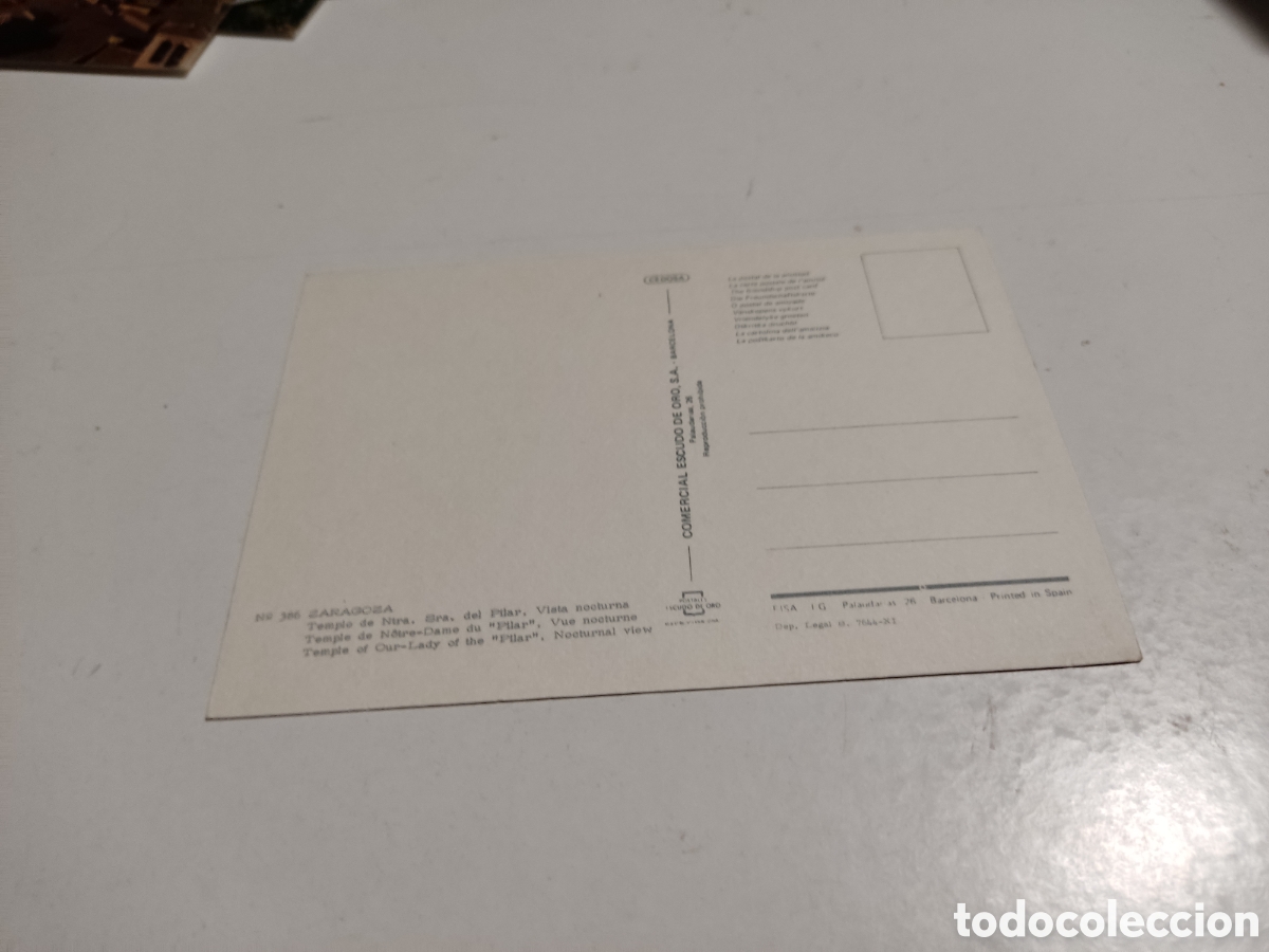 Postales: Postal Zaragoza templo - Foto 2