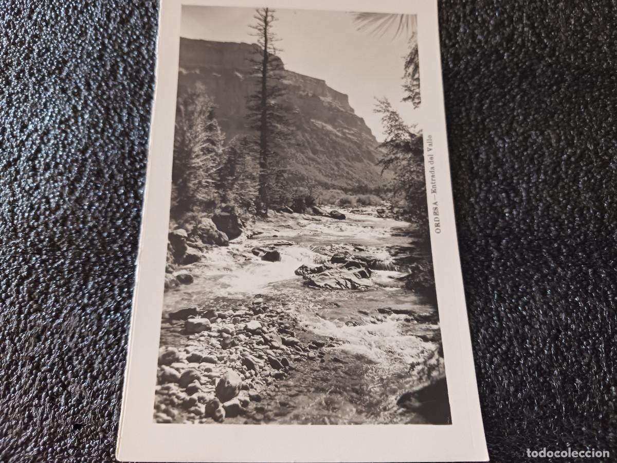 Postales: ordesa, entrada del valle, sin editor, circulada 1954 - Foto 1