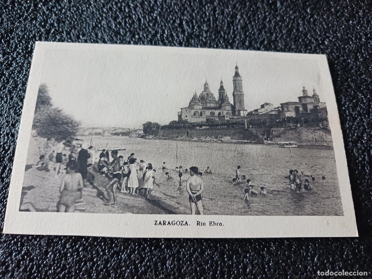 Postales: ZARAGOZA, rio ebro. ED. M. ARRIBAS. - Foto 1