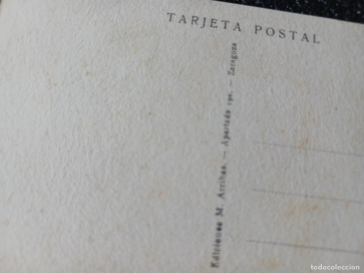 Postales: ZARAGOZA, rio ebro. ED. M. ARRIBAS. - Foto 2