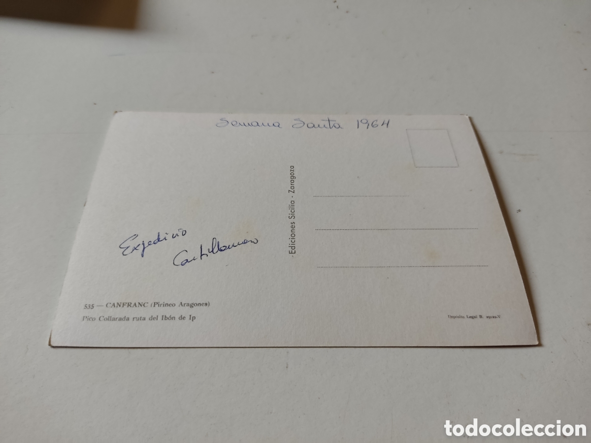 Postales: Postal Canfranc pico collarada - Foto 2