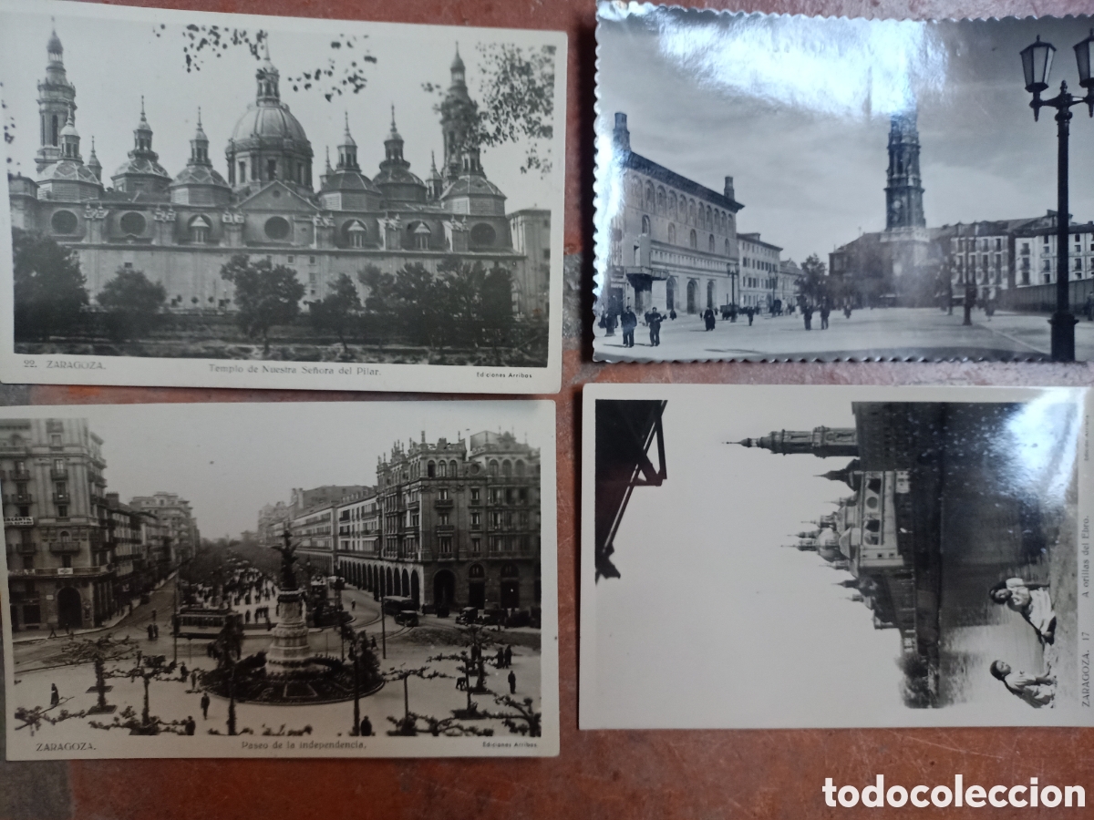 Postales: Cuatro postales de Zaragoza - Foto 1